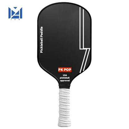 T700 Raw Carbon Fiber Pickleball Paddle Spin Textured Surface With Foam Edge Ergonomic Grip