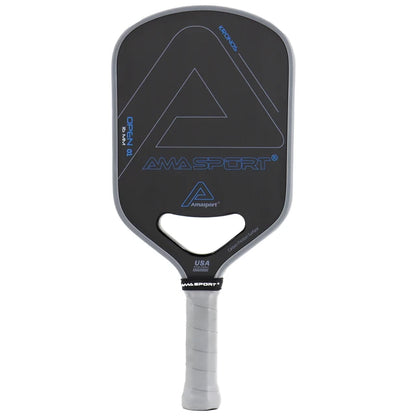 AMASPORT Pickleball Paddle with T700 Carbon Fiber Dynamic Air Throat Foam Injected Walls 16mm Thermoformed PickleBall Racket