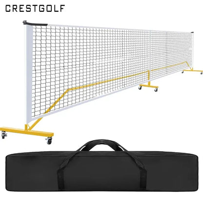 6.7M*1M Pickleball Net on Wheels with Steady Metal Frame & Strong Nylon Net and Carrying Bag for Pickleball Training