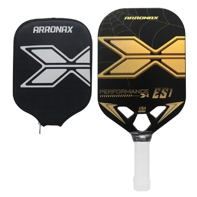 Carbon Fiber Pickleball Paddles Set with Pickleball Rackets,Pickleballs,Carrying Bag,Pickle Ball Paddle Gifts for Beginners Pros