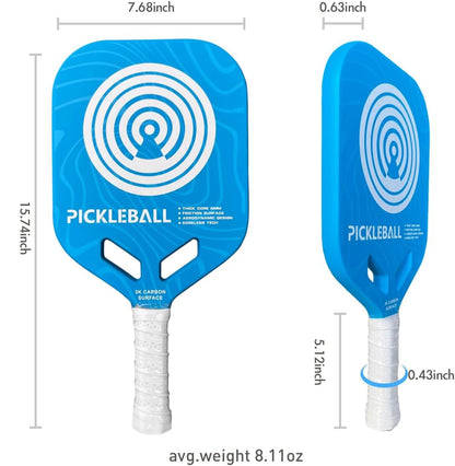 Professional 3K Carbon fiber Peak racket integrated competitive upgraded beach racket indoor Pickleball Pickle Ball Rackets