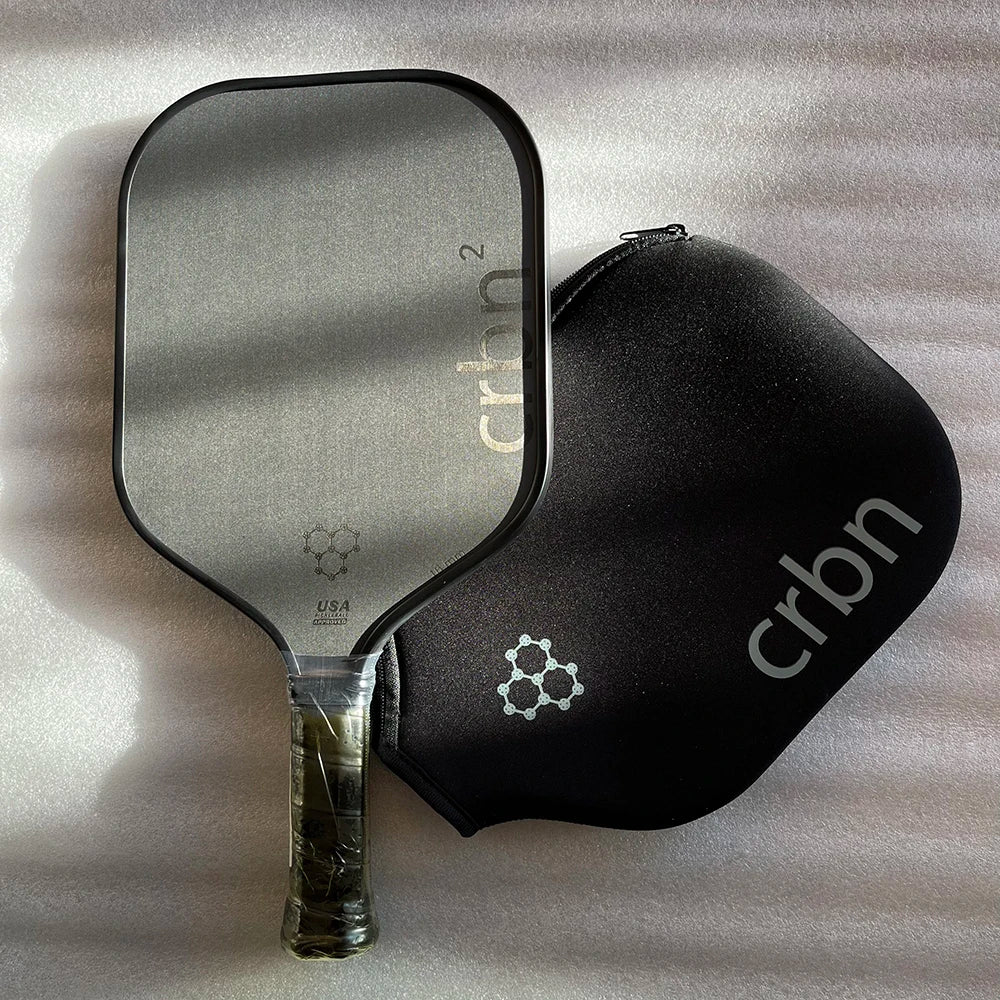 CRBN2 Pickleball Paddle with Charged Surface Technology for Increased Power & Feel - Fully Encased Carbon Fibe