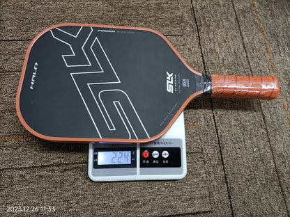 SLK Control MAX XL Pickleball Paddle Raw Carbon Fiber Pickleball Paddle with a -Core Power Polymer Core |The Pickleball