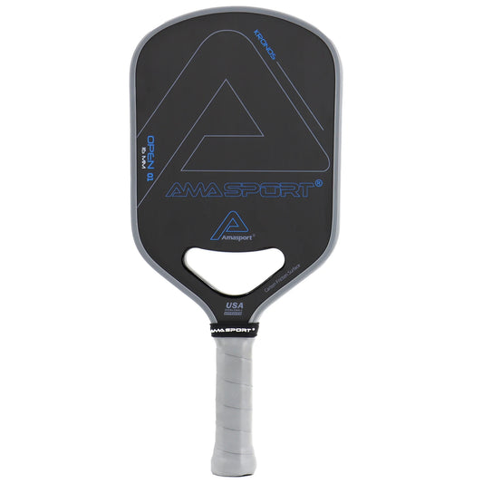 AMASPORT Pickleball Paddle with T700 Carbon Fiber Dynamic Air Throat Foam Injected Walls 16mm Thermoformed PickleBall Racket