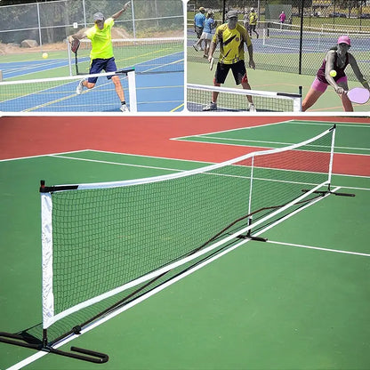 22 Ft Portable Collapsible Pickleball Paddle Training Net Outdoor Portable Training Practice Pickleball Net With Bag