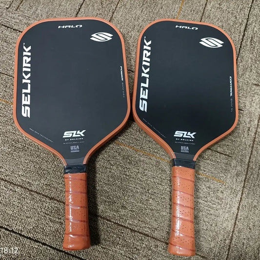 SLK Control MAX XL Pickleball Paddle Raw Carbon Fiber Pickleball Paddle with a -Core Power Polymer Core |The Pickleball